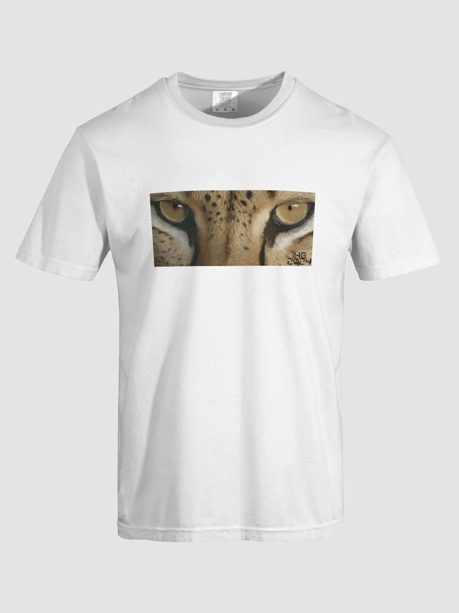 Cheetah Eyes Digital Drawing T-Shirt product image (1)