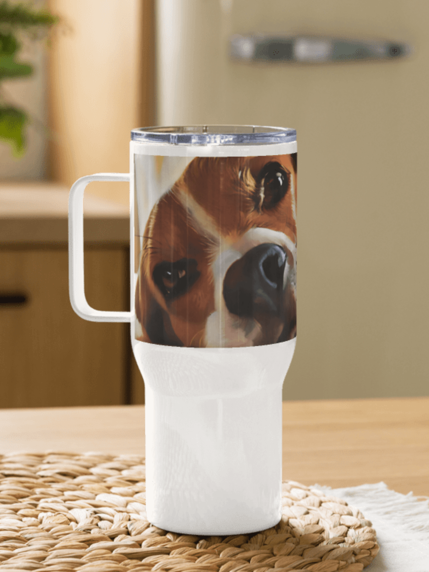YOUR BEAGLE! / TRAVEL MUG 25 oz PERSONALIZED NAME product image (4)
