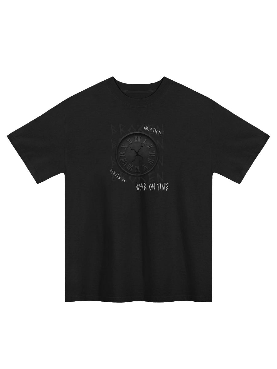 Magigio Broken Clock Faded Oversized Tee product image (1)