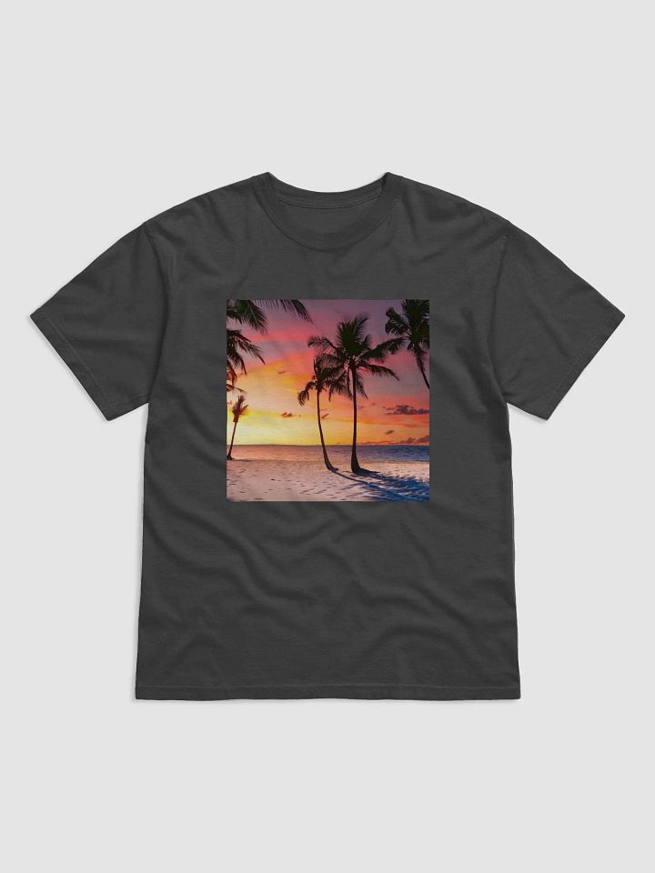 Sunset Serenity: Palm Trees & Ocean Dreams T-Shirt product image (1)