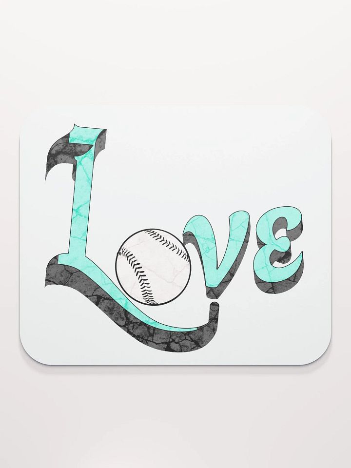 Love Baseball of the Game Mouse Pad product image (2)