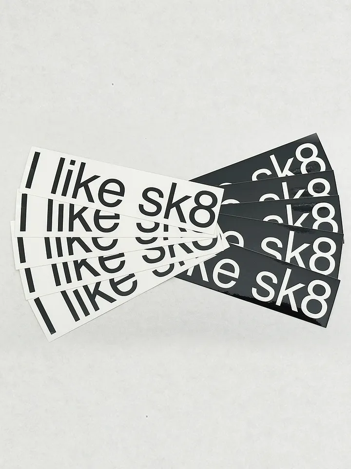 I like sk8 Stickers (10 pack) product image (2)