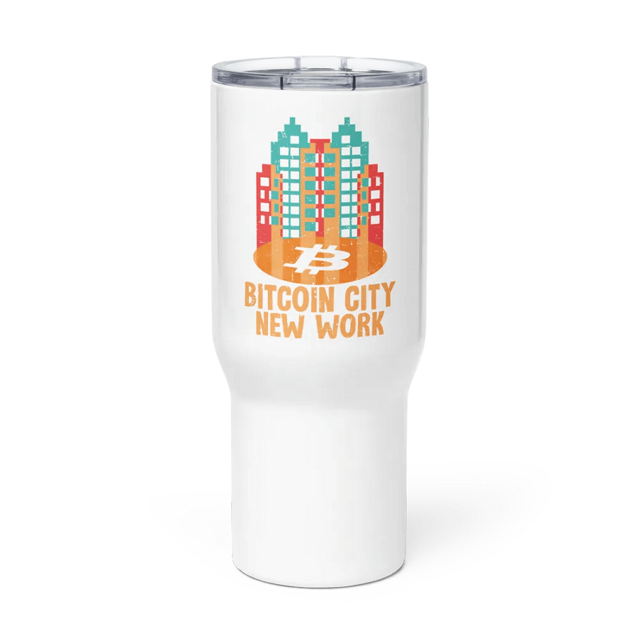 Bitcoin City New York Travel Mug product image (1)