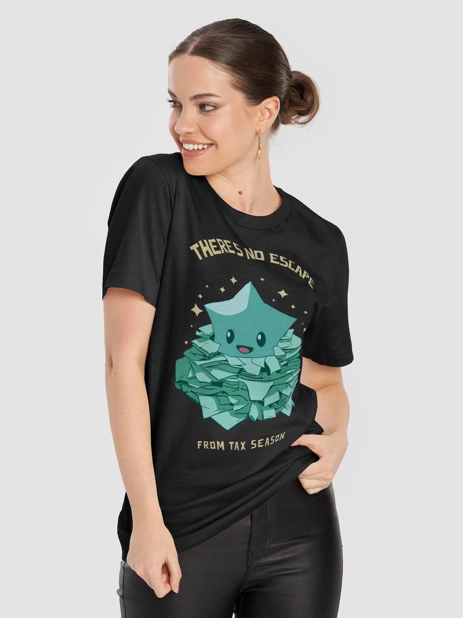 Mario bros inspired lumalee shirt there is no escape from tax season tee mario funny shirt product image (8)