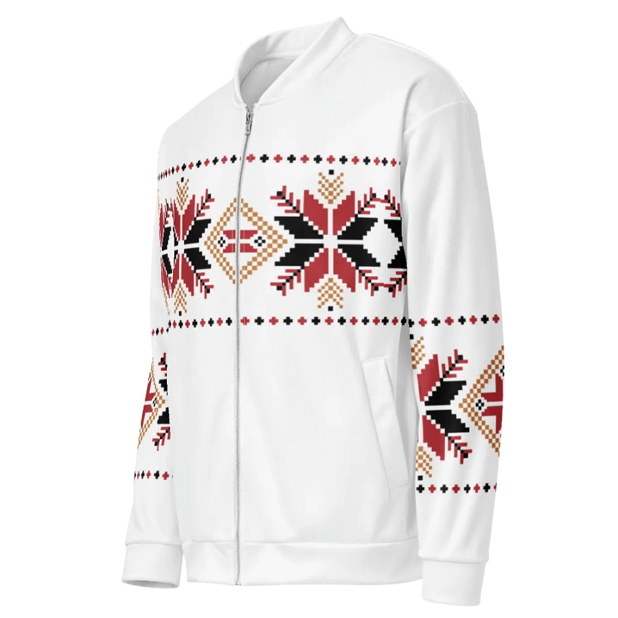 Geometric Glamour All-Over Print Bomber Jacket product image (4)