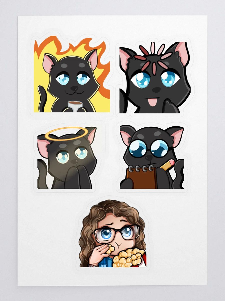 Panthergal Emote Sticker Sheet product image (3)