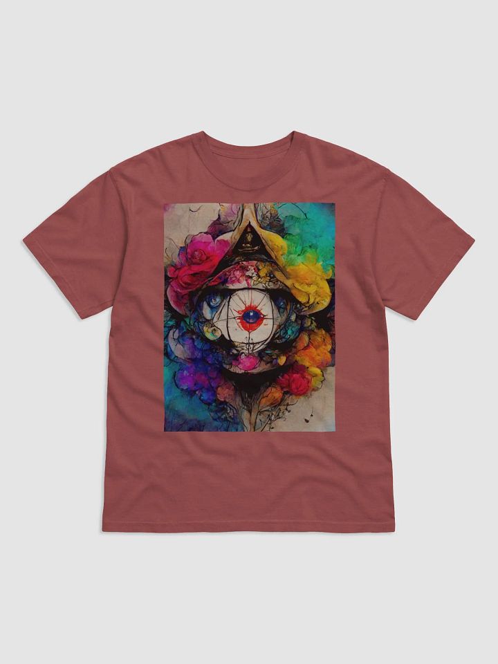The ultimate all seeing flower in space, Ultra-Soft 100% cotton Unisex tee product image (1)