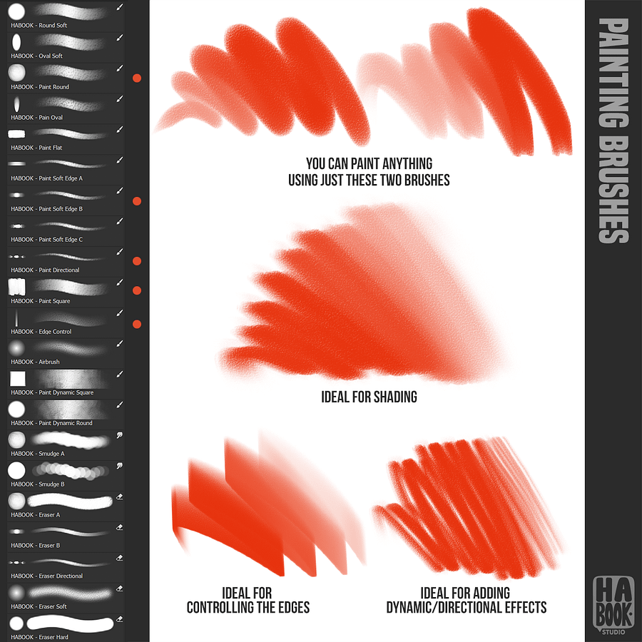 HABOOK Photoshop Essential Brushes product image (2)