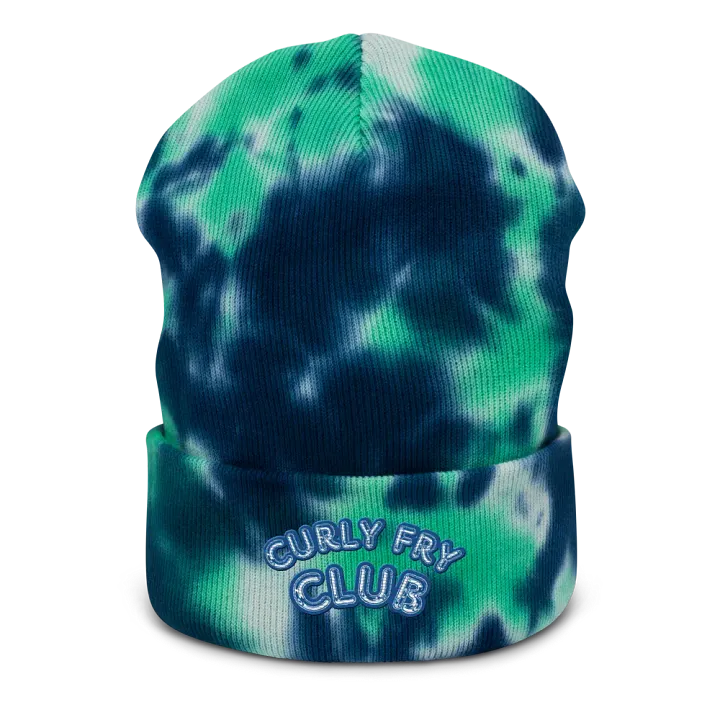 CURLY FRY CLUB tie-dye beanie product image (1)