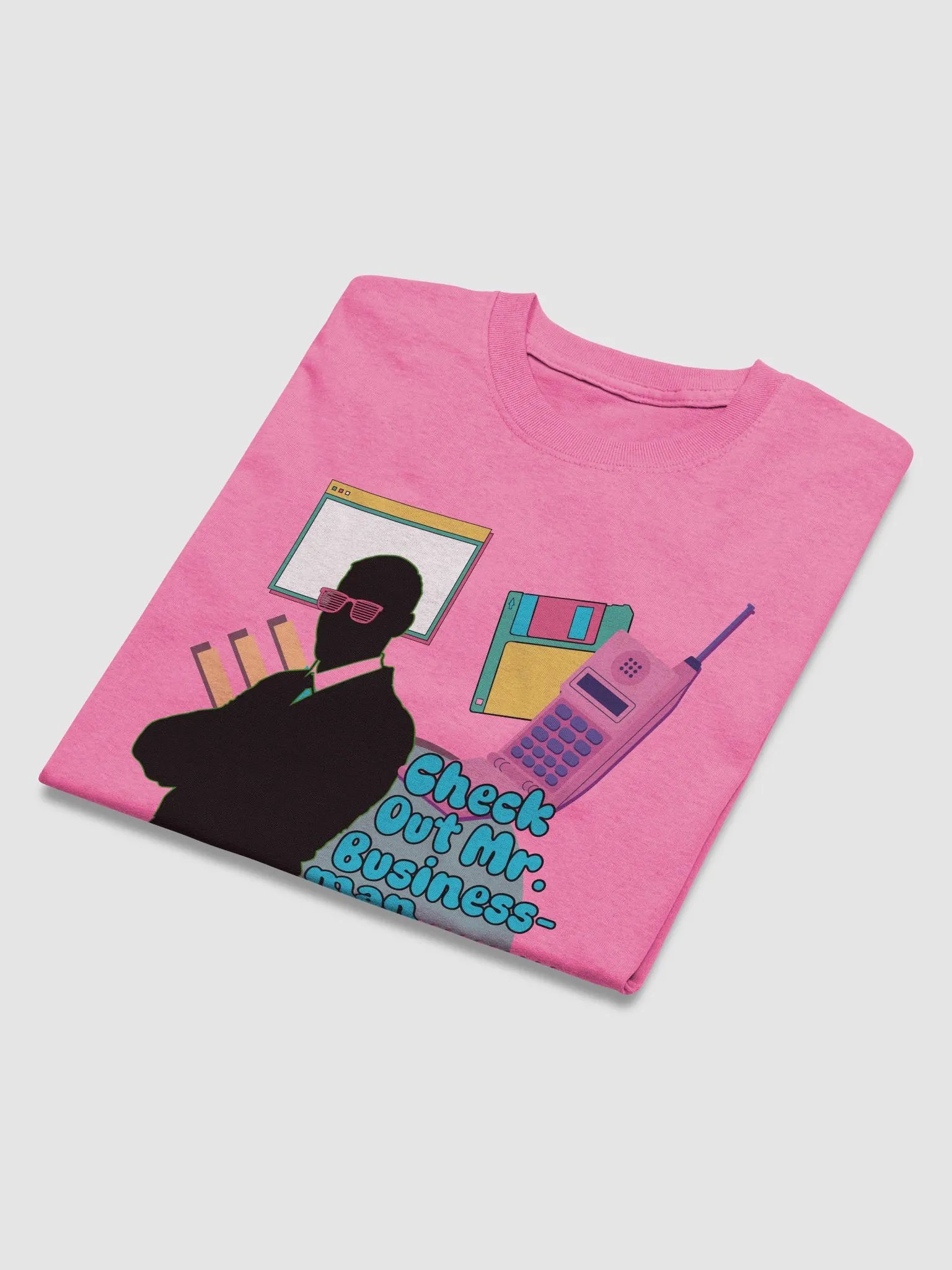 Check Out Mr. Businessman 80s Retro Cotton T-shirt product image (4)