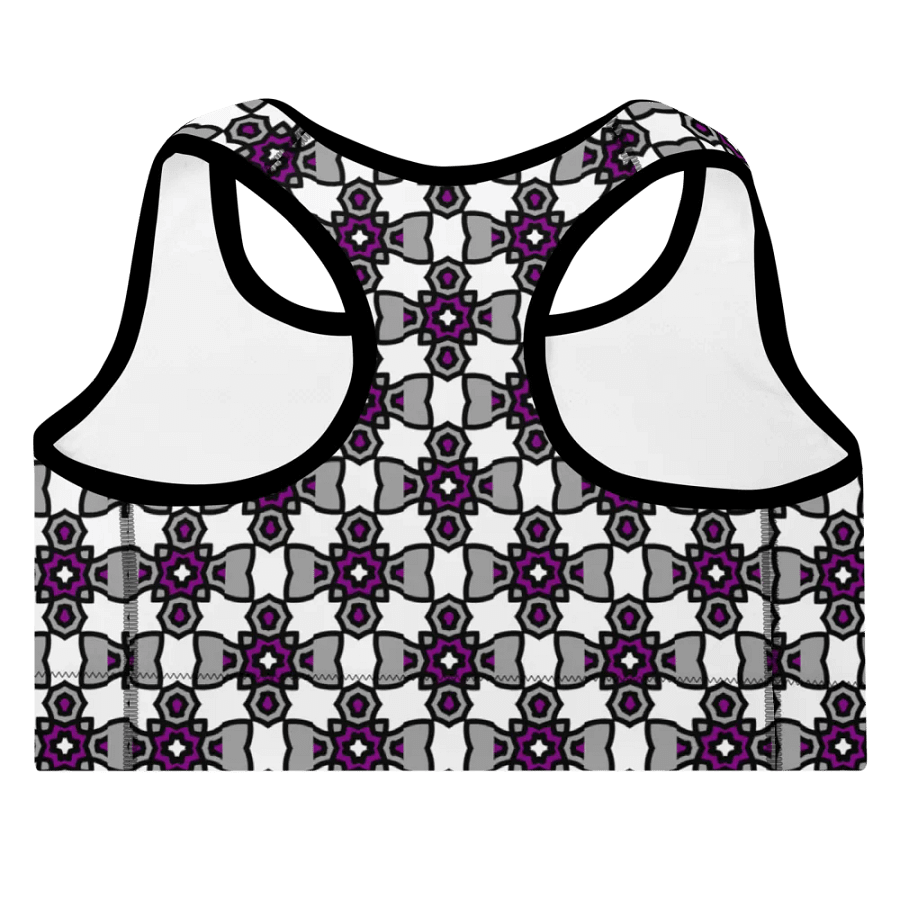 Asexual Abstract (2) - Padded Sports Bra product image (4)
