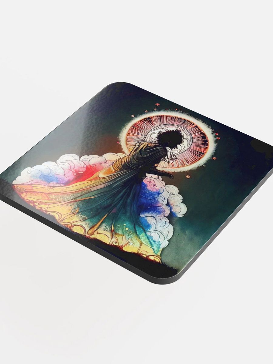 Ethereal Radiance Cork Coaster product image (4)