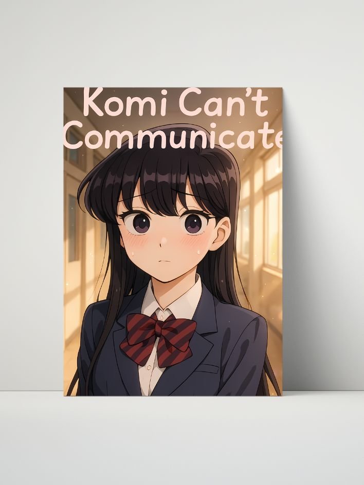 Komi Can’t Communicate – Shoko Soft Gaze Edition – 8x10 Metal Print product image (1)