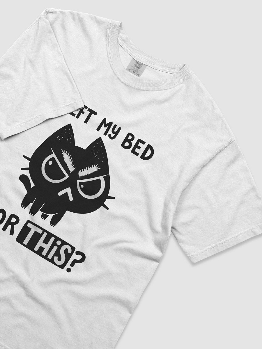 "I Left My Bed For This?" T-Shirt - Grumpy Cat Funny Tee | Sarcastic Humor Shirt product image (28)