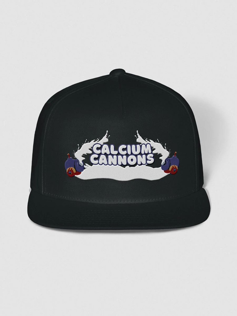 Calcium Cannons Flat Snapback Hat product image (4)