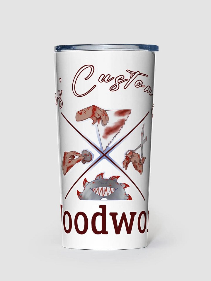 Rock, Paper, Scissors, Saw Blade Tumbler product image (1)