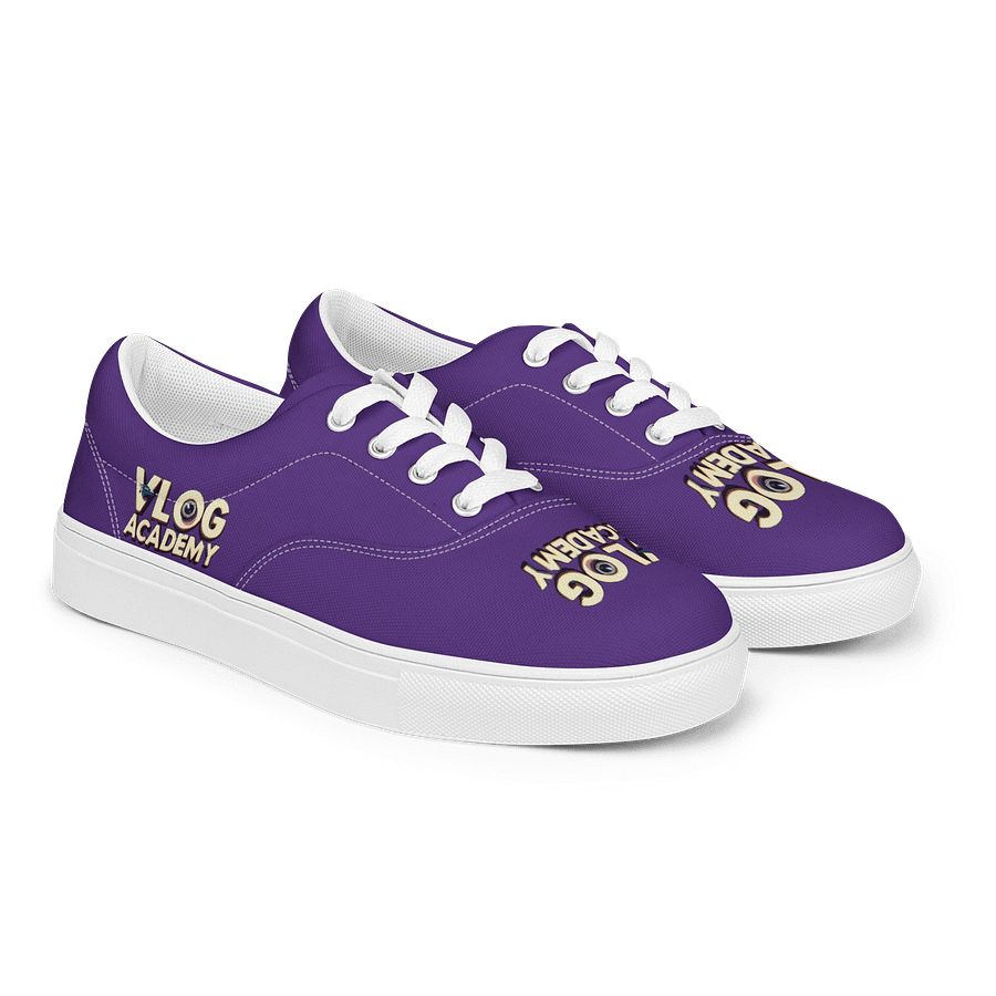 Vlog Academy Women's Lace-Up Canvas Shoes product image (3)