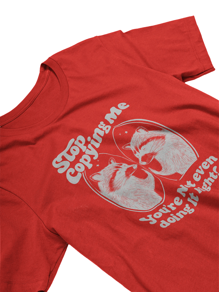 Mirror Raccoon Standoff T-Shirt product image (2)
