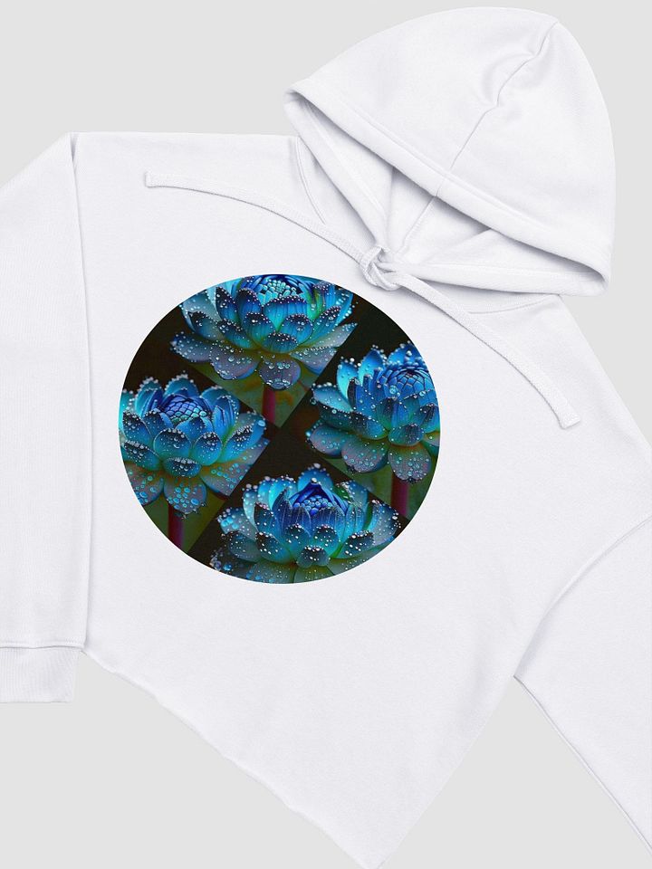Kawaiikitten Essential Dewdrop Fleece Crop Hoodie product image (2)