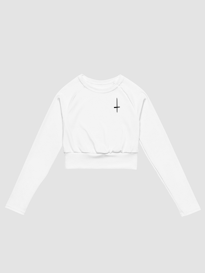 [Tobii] All-Over Print Recycled Long Sleeve Crop Top product image (1)
