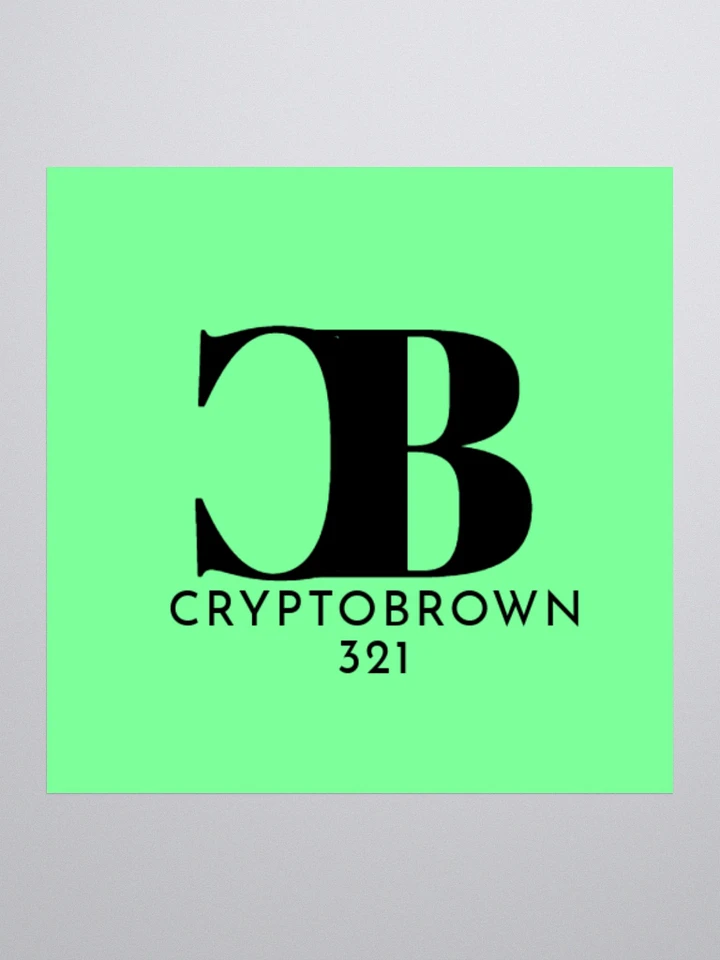 CRYPTOBROWN STICKER product image (1)