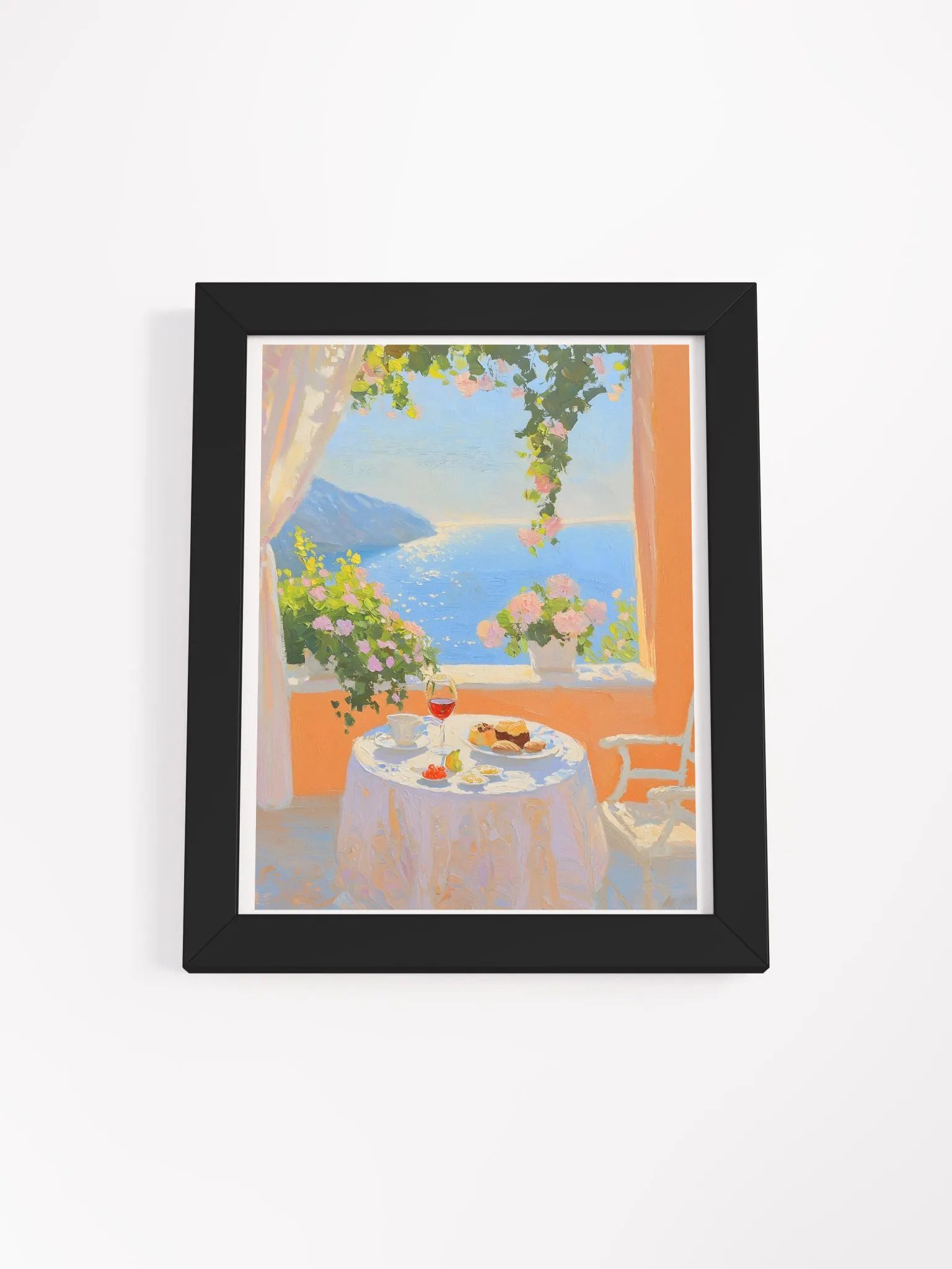 Seaside Serenity Framed Matte Poster Art product image (1)
