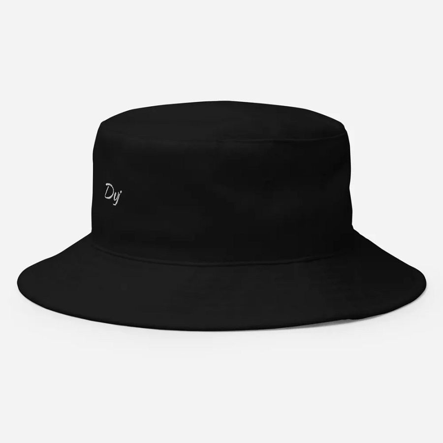 black dvj bucket hat product image (10)