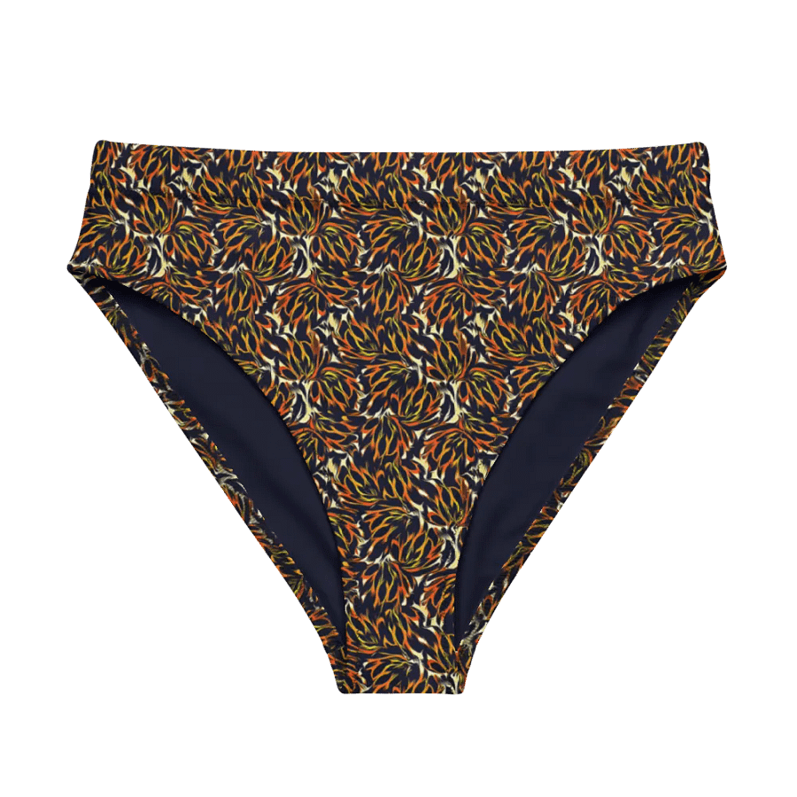 Tiger Flower | Recycled High Waisted Bikini Bottom product image (5)