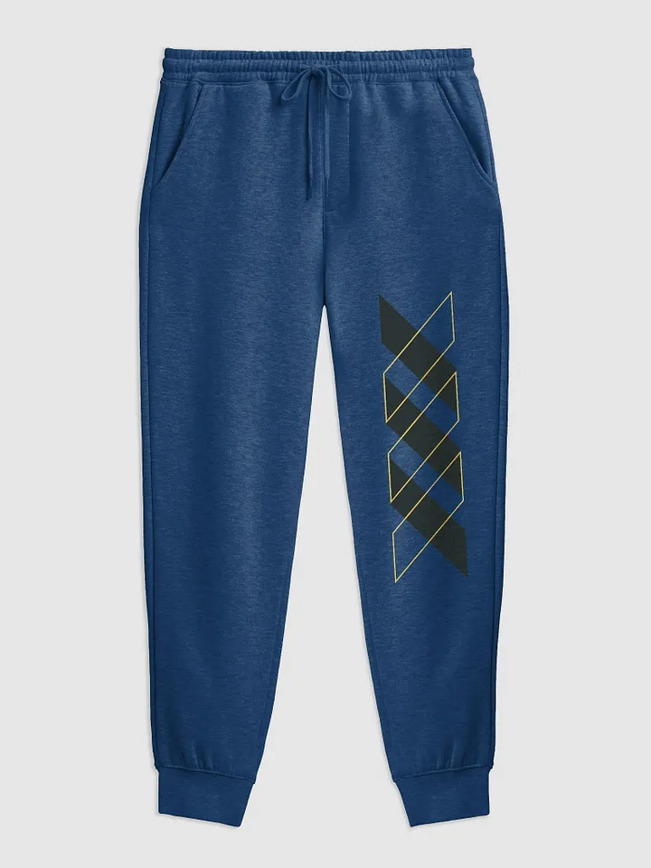 Independent Trading Co. Midweight Fleece Joggers - Mirrored Slanted Stripes product image (1)