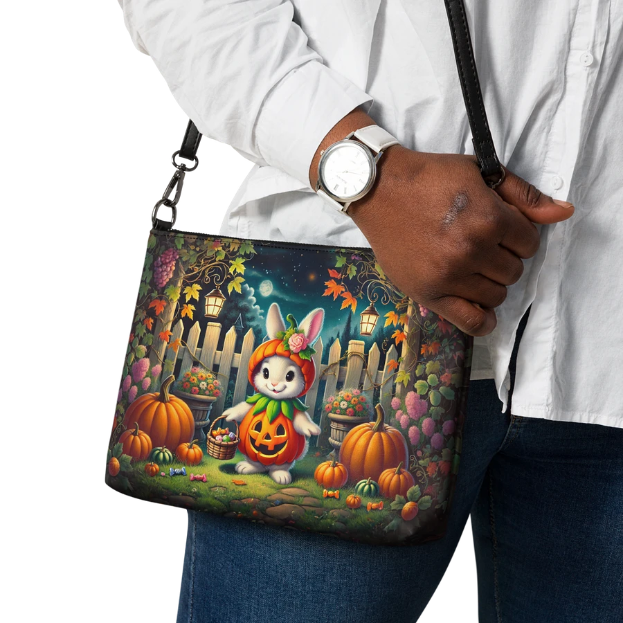 Bunny Rabbit Pumpkin Patch Crossbody Bag - Halloween Purse product image (21)