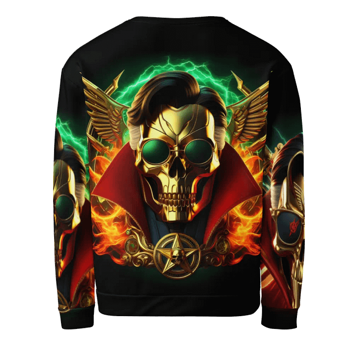 Golden Robot-Skull Face - Unisex Sweatshirt #14 product image (2)