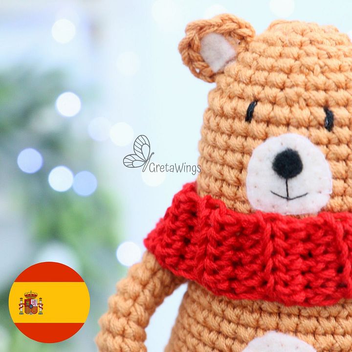 Patrón amigurumi Oso Amigurumi (Descarga Digital) product image (1)