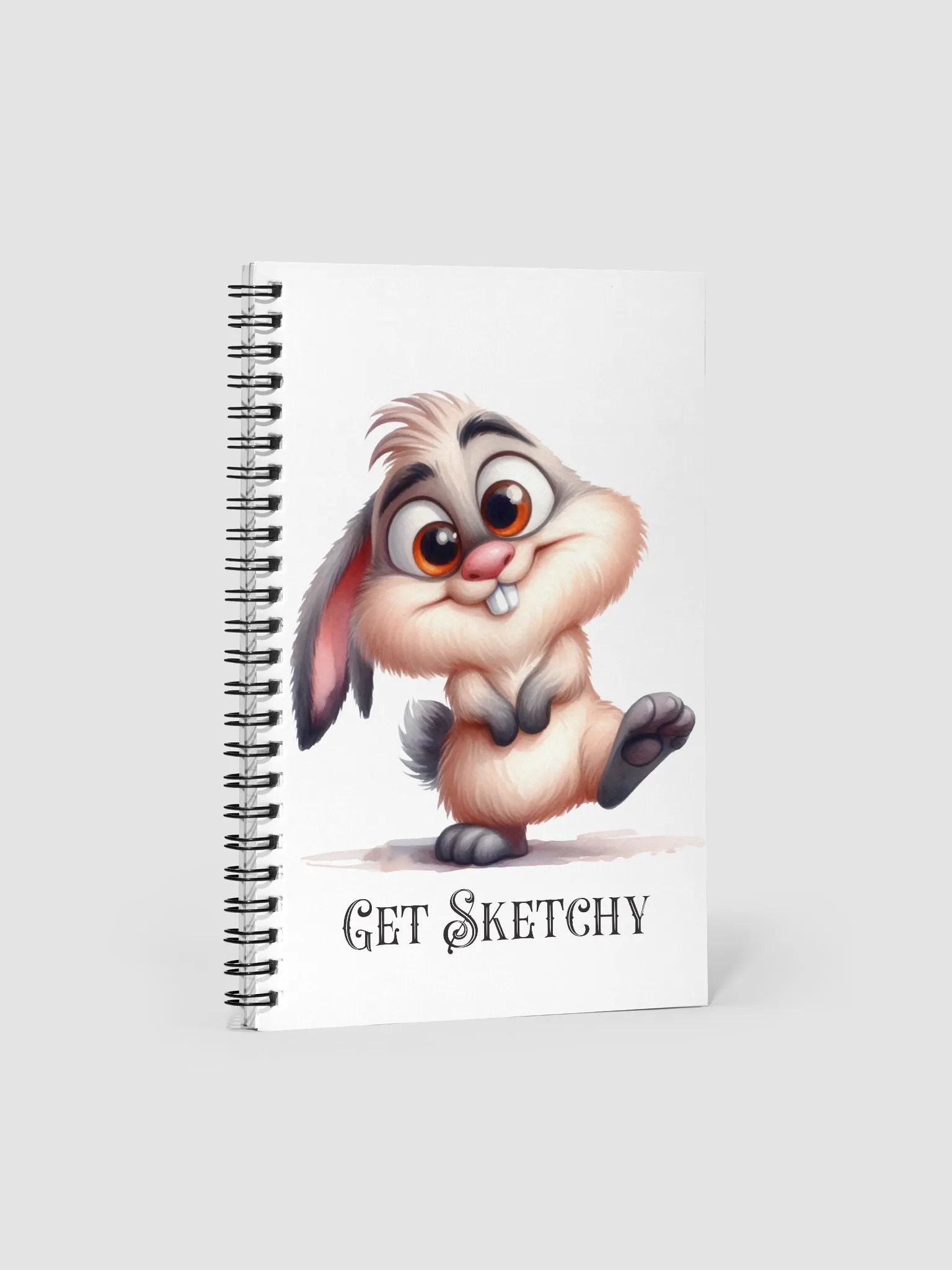 Sketch Bunny Spiral Notebook product image (4)
