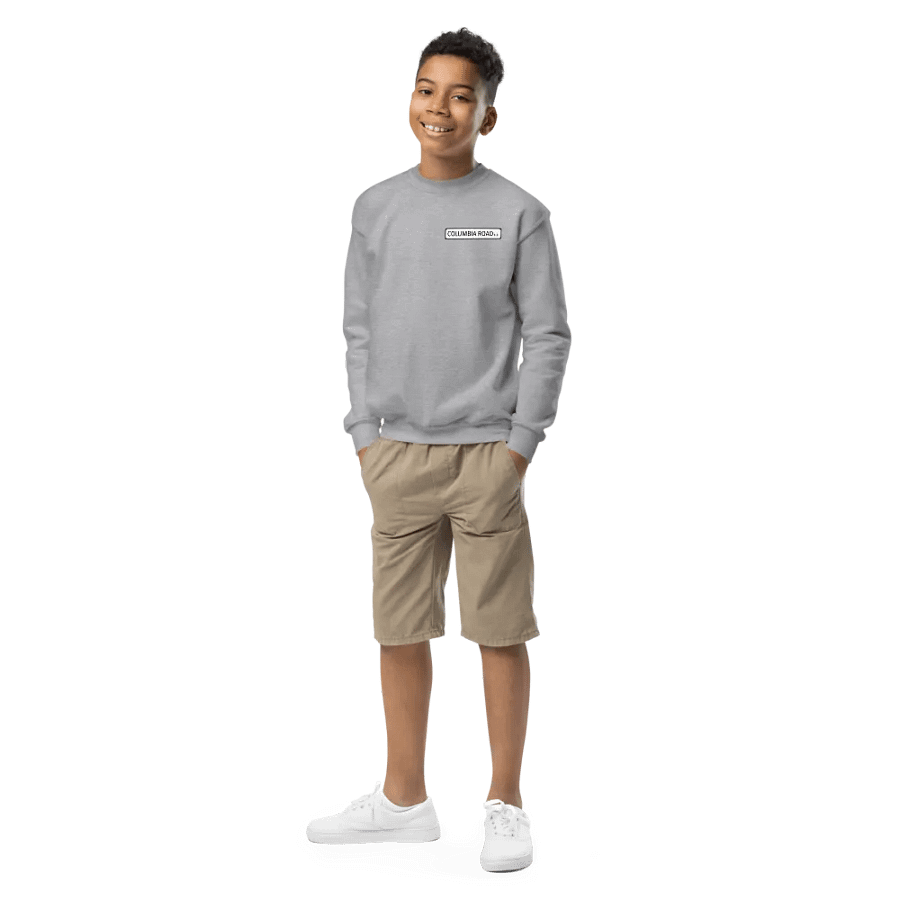 Columbia Road E.2. Kids Crew Neck Sweatshirt (Grey) product image (1)