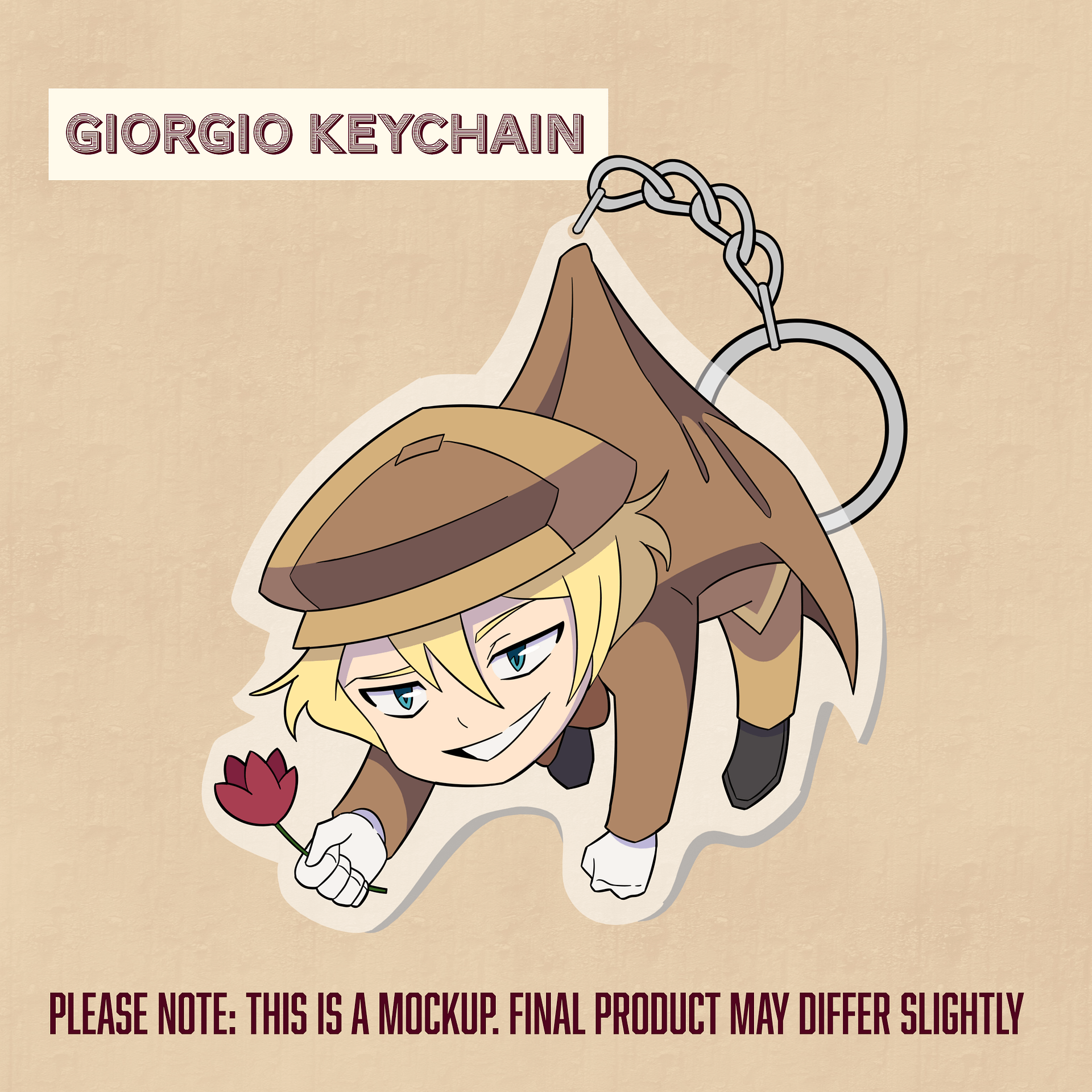 Giorgio Acrylic Keychain (Limited Preorder) product image (1)
