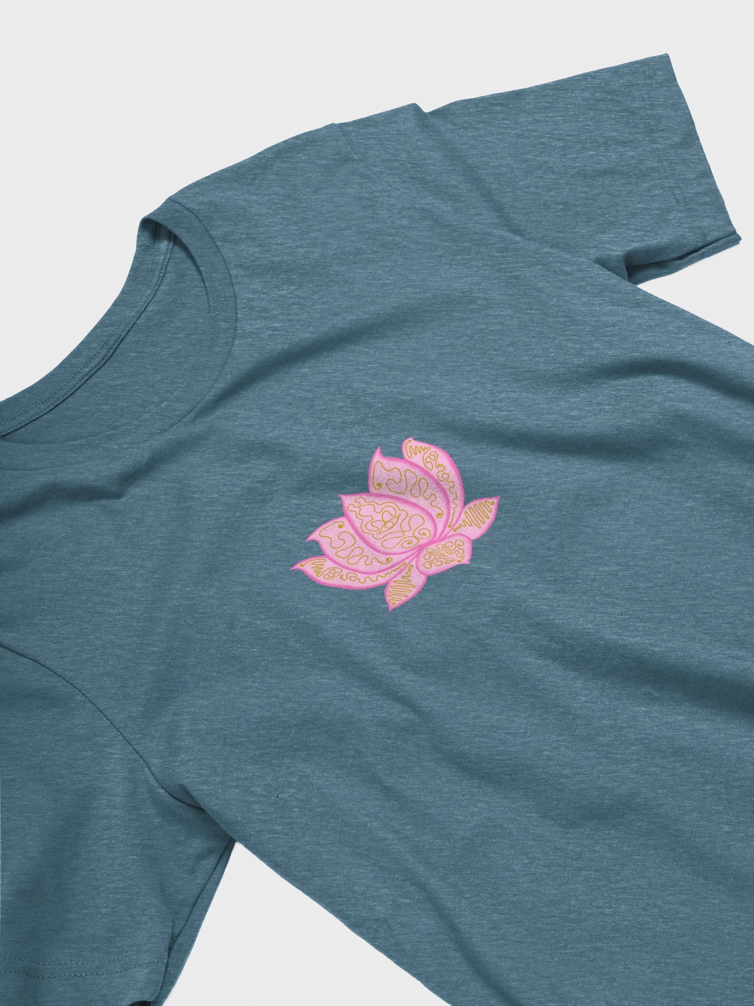 Golden Lotus Blossom T-Shirt product image (3)