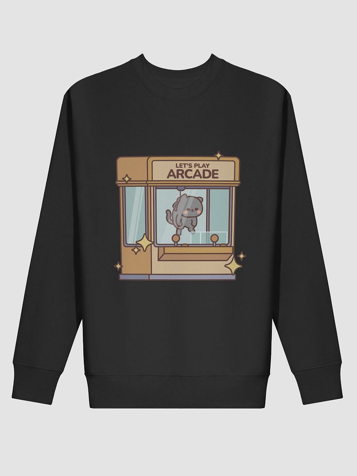 Let's Play Arcade Logo - Black Sweatshirt product image (2)