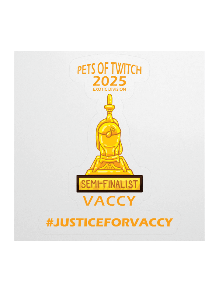 #JusticeForVaccy Sticker product image (2)