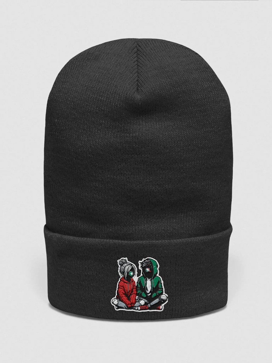 My Soul Loves Your Soul Embroidered Cuffed Beanie product image (1)