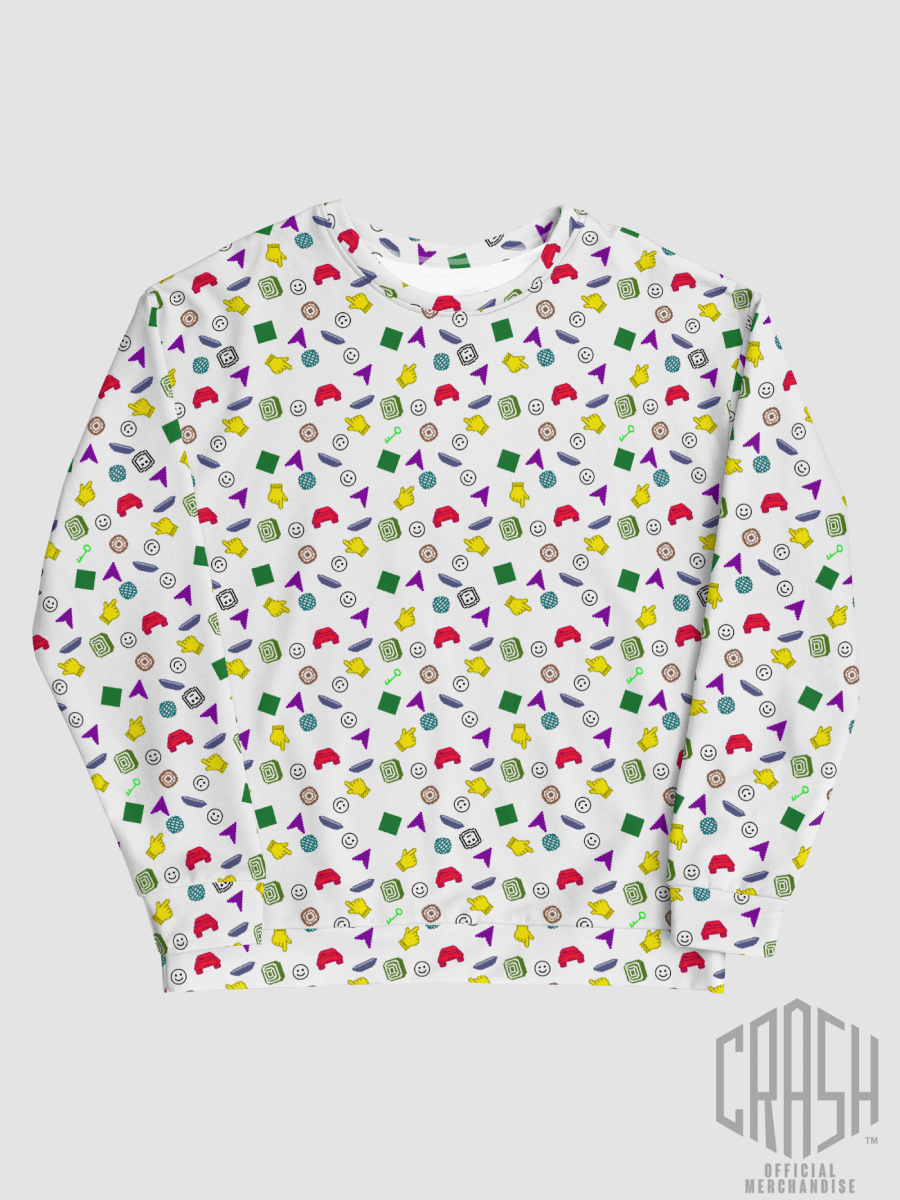 FTG minigame sweatshirt (white) product image (1)
