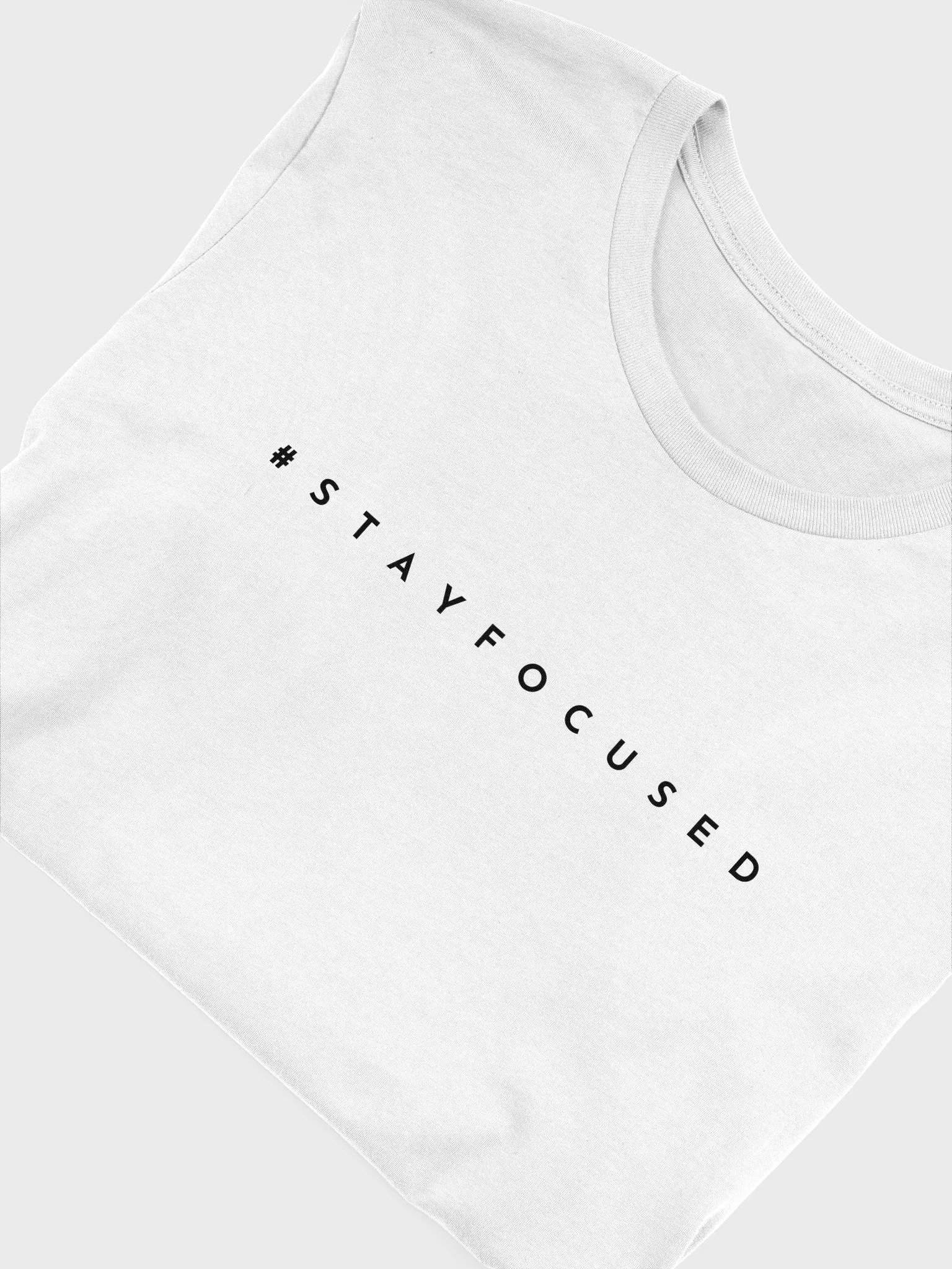 Stay Focused Tee - white product image (5)