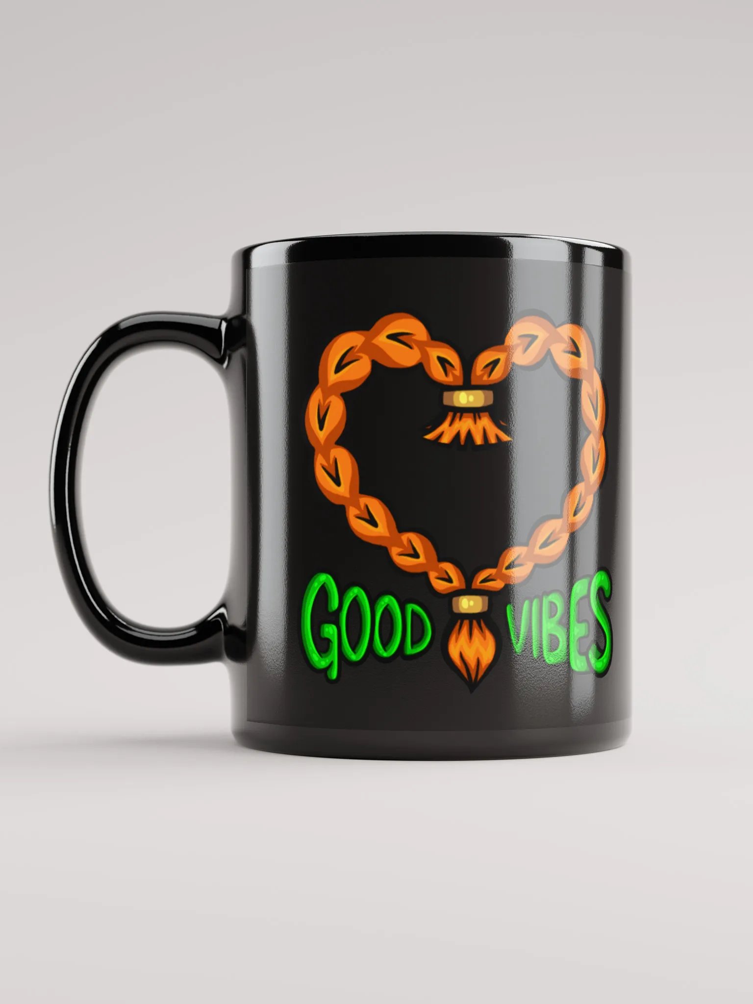 Good Vibes Quacken Mug Black product image (11)