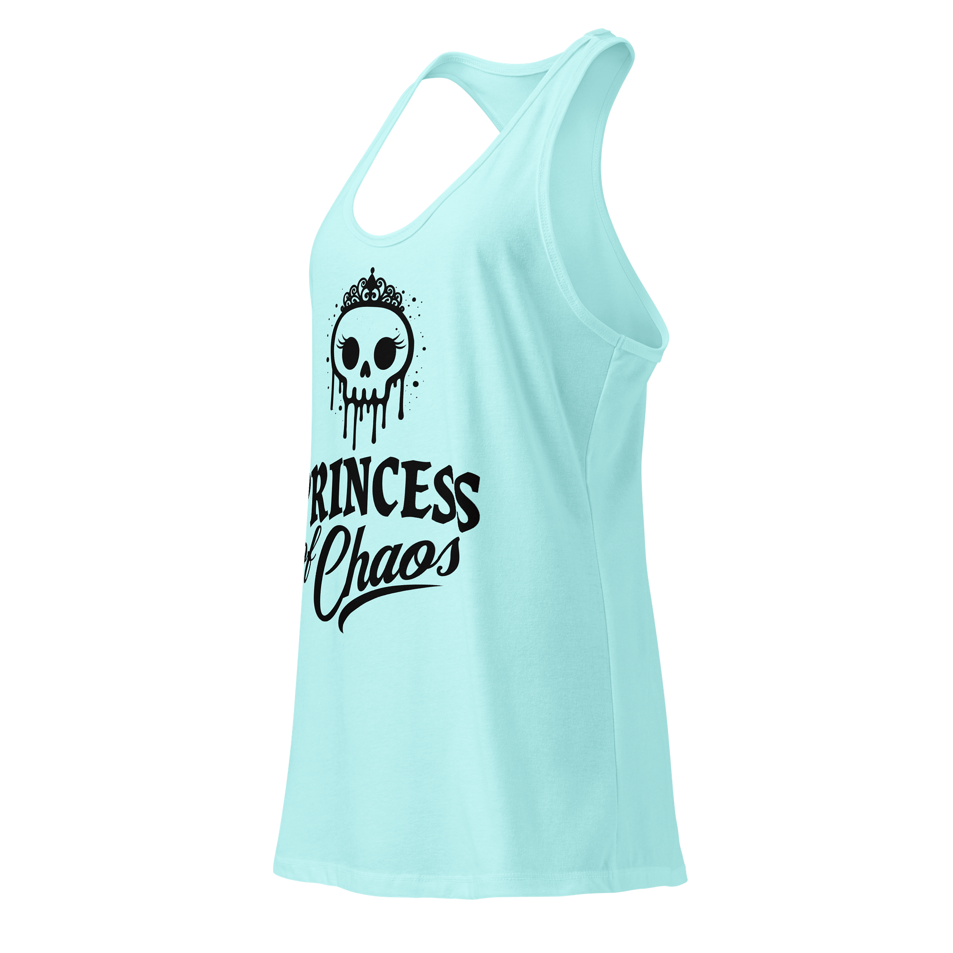 Princess of Chaos Skull Tank - Black Text product image (13)