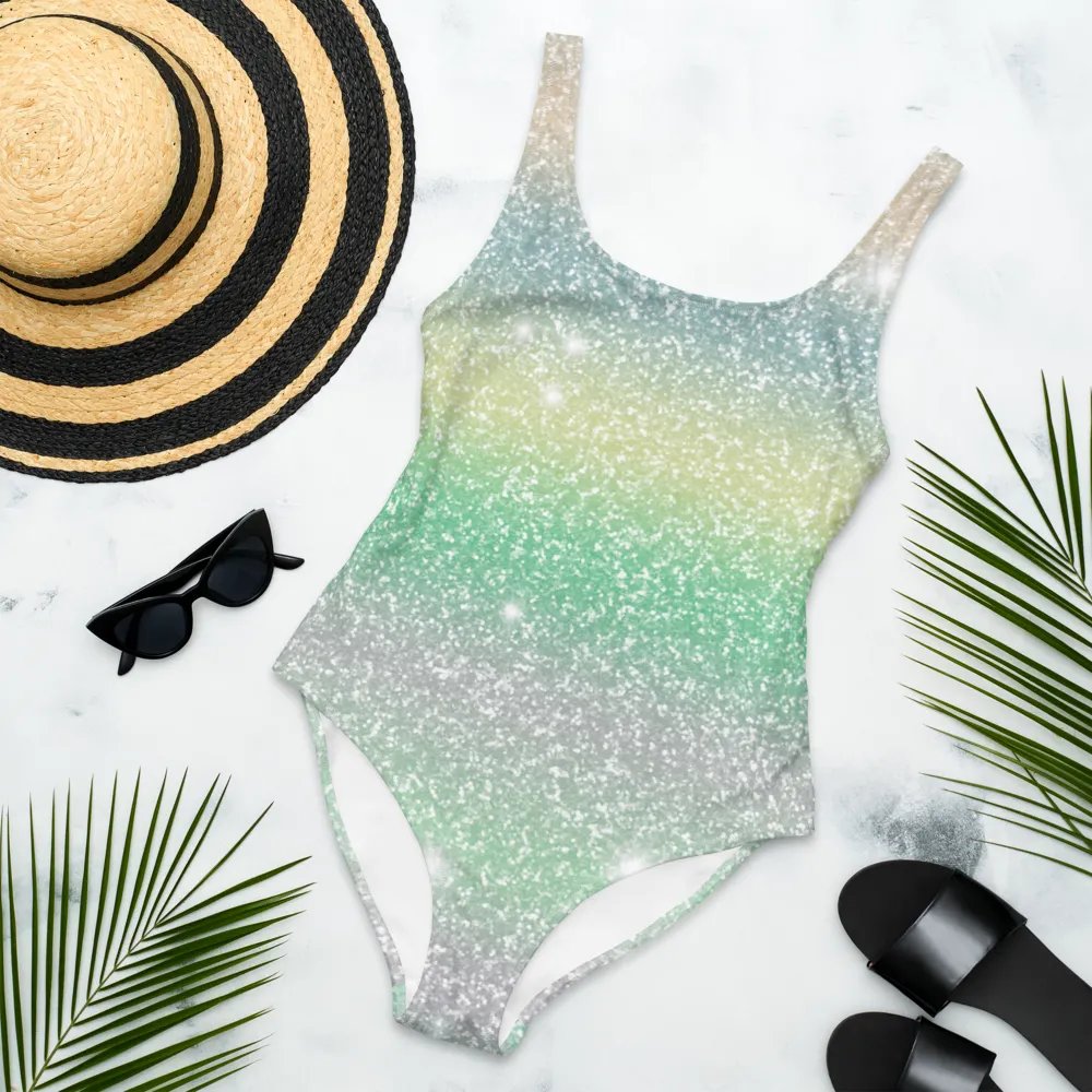 Glitter Unicorn Texture Design One Piece Swimsuit (11) product image (4)