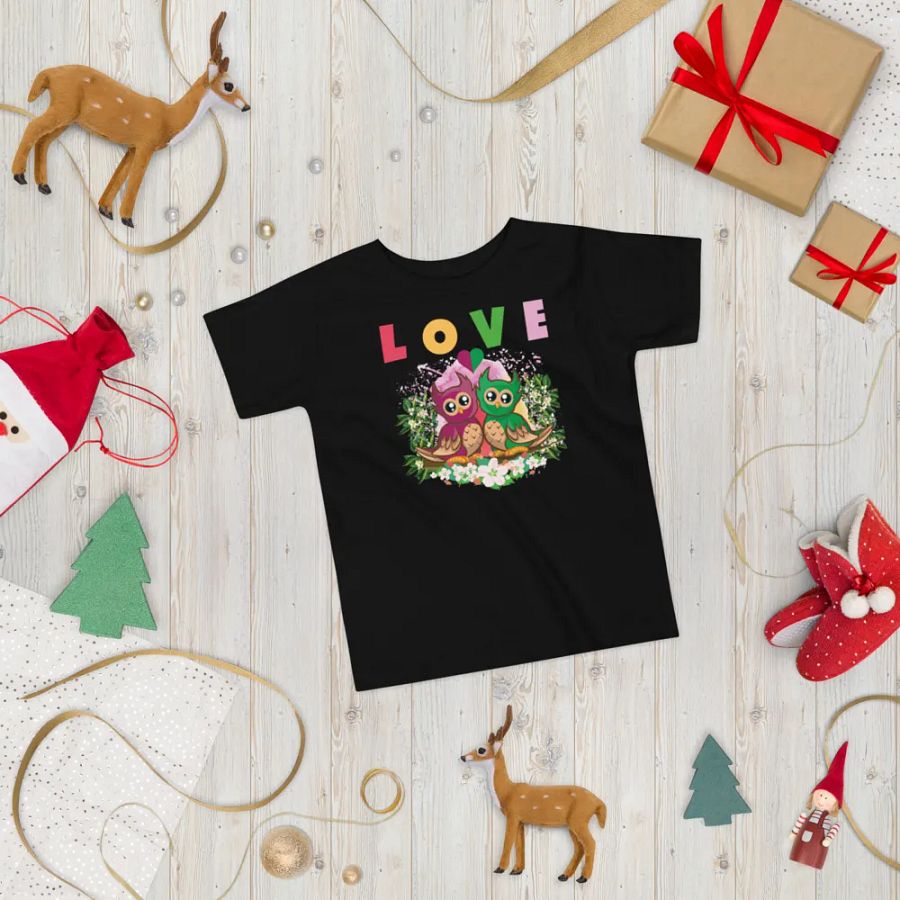 Love Colorful Funny Cute Bella +Canvas Toddler T-Shirt – Best Gift for Kids product image (6)