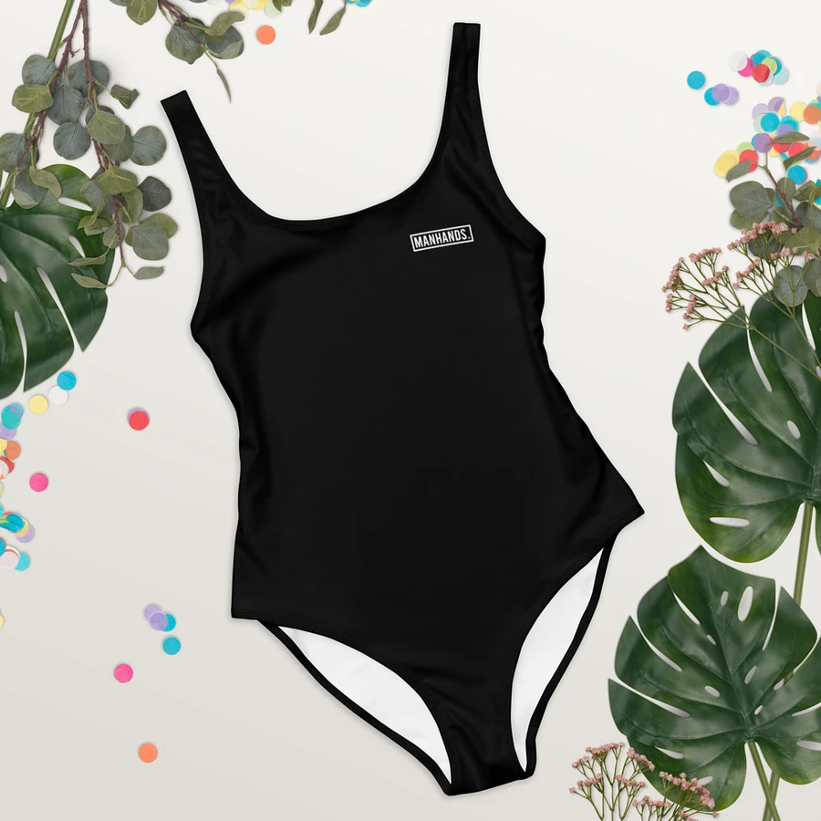 One-Piece Swimsuit by MANHANDS. (Black) product image (8)