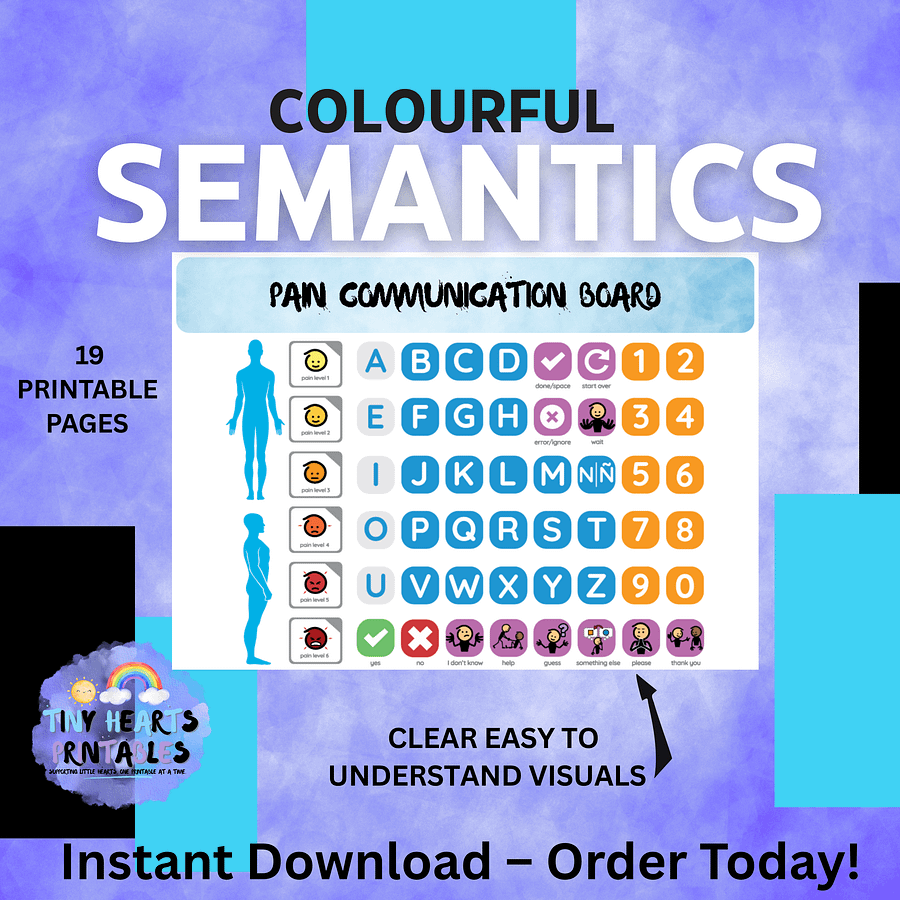 Printable Communication Boards for Kids | 12 Pages of Visual Vocabulary | SEN, AAC, Non-Verbal, Back to School, Feelings, Medical product image (7)