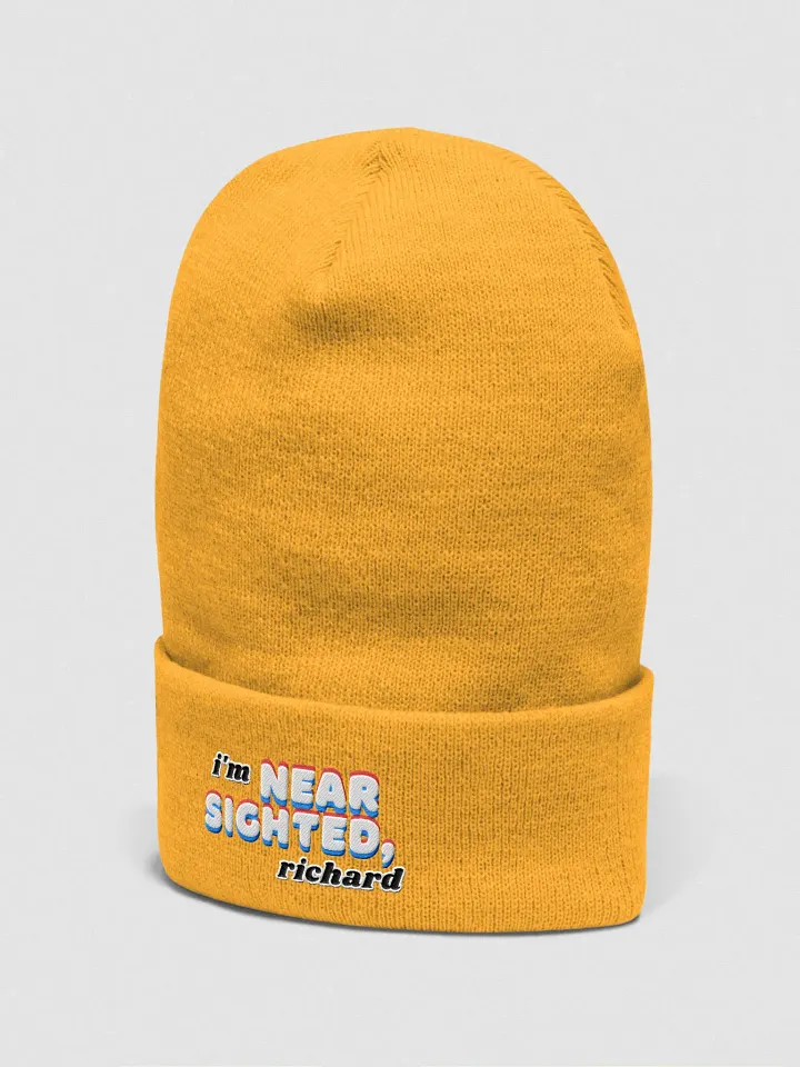 I'M NEARSIGHTED, RICHARD cuffed beanie product image (17)