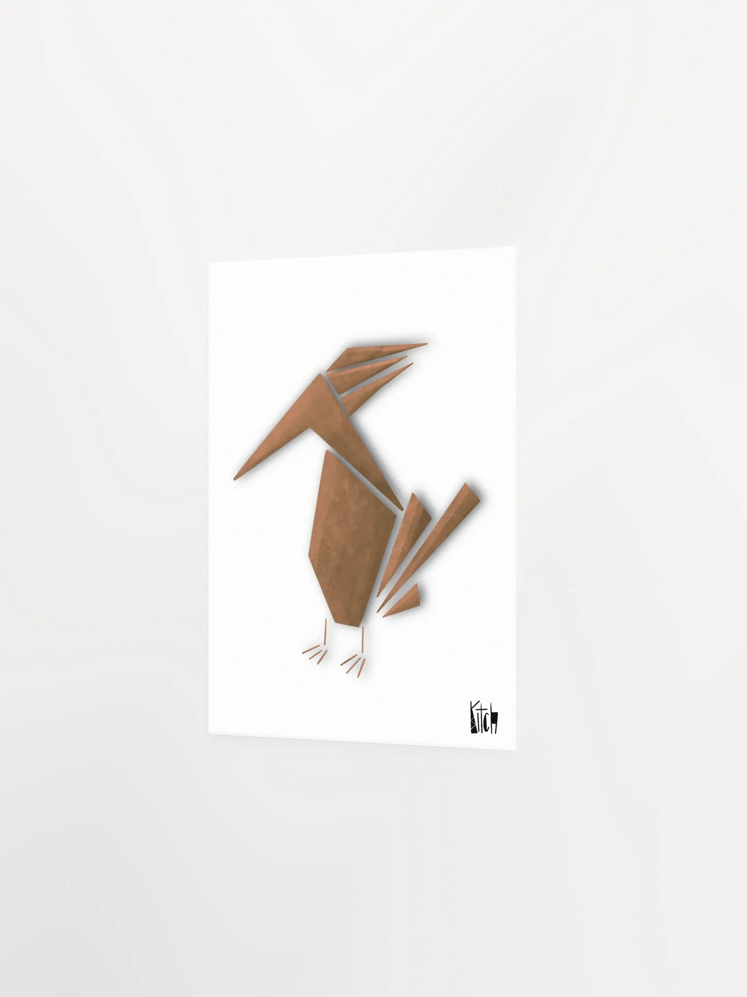 Geometric Roadrunner Art Print product image (4)
