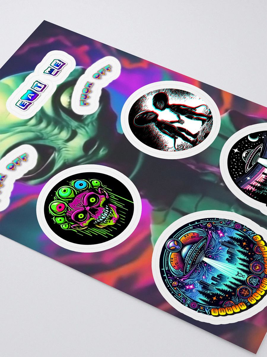 Alien Invasion Sticker Sheet product image (2)
